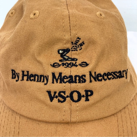 Field Grade Distressed Dad Hat “By Henny Means Necessary VSOP” - Picture 4 of 10